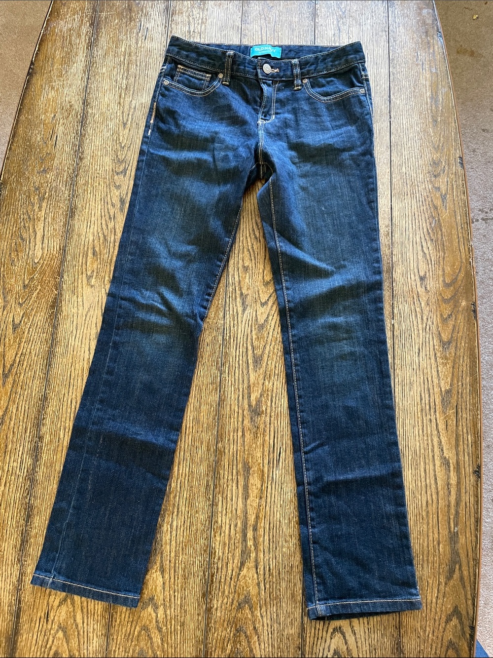 Old Navy Dark Indigo Straight-Leg Jeans